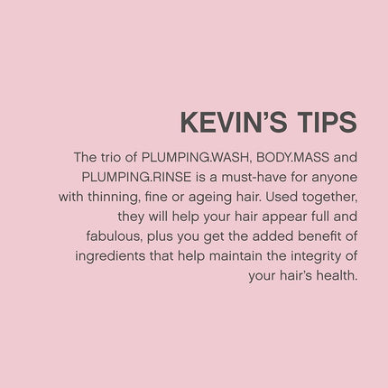 KEVIN.MURPHY PLUMPING.RINSE Volumising Hair Conditioner, Thin Hair, 250ml