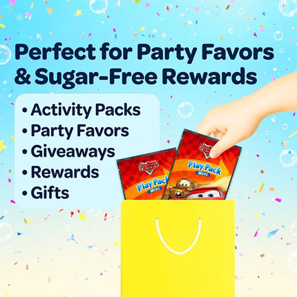 Disney Cars Mini Party Favors Set for Kids - Bundle with 24 Mini Cars Grab n Go Play Packs with Coloring Pages, Stickers and More | Disney Cars Birthday Party Supplies