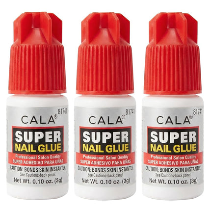 3 bottles Super nail Glue professional Salon Quali