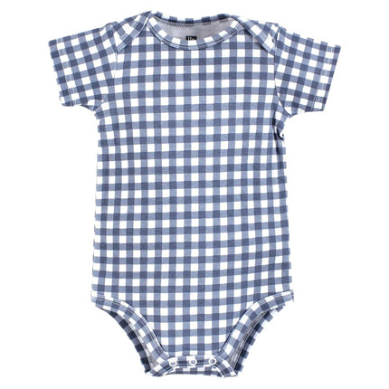 Hudson Baby Bodysuits de Algodón Unisex para Bebé, Tirantes de Oso Caballero, 18-24 Meses