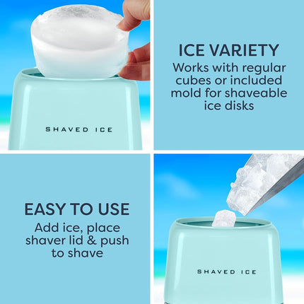 Nostalgia Shaved Ice Maker, Aqua