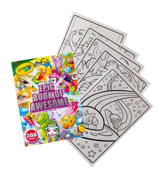 CRAYOLA Libro Épico de Impresionante, Juego de Libro para Colorear Todo en Uno, 288 Páginas para Colorear de Animales, Regalo para Niños, Edad 3, 4, 5, 6 [21 jun 2025] 1