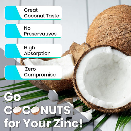 Organic Zinc Sulfate Liquid Supplement in MCT Coconut Oil - NO Preservatives – Pure Ionic Concentrated Mineral Drops - Immune Support Boost for Adults, Teens, Kids - Great Taste -100 Vegan Servings