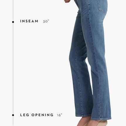 NYDJ Women's Marilyn Straight Jeans, Heyburn Wash, 00 Petite