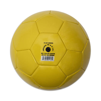 Champion Sports Extreme Series Soccer Ball Regulation Size 5 - Collegiate, Professional, and League Standard Kick Balls - All Weather, Soft Touch, Maximum Air Retention - For Adults, Teenagers, Yellow