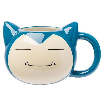 Silver Buffalo Pokémon Snorlax Face, 3D Sculpted Mug, 20oz