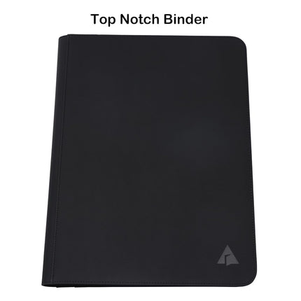 Rayvol Premium 16-Pocket Card Binder - Fits 1408 Trading Cards, Side Loading Ringless Card Collection Album for TCG and Sports Cards