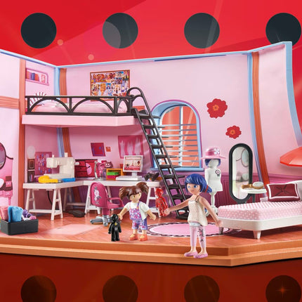 Playmobil 71334 Miraculous: Marinette's Loft, colourful play fun including Marinette and Manon, adventure with Ladybug, fun imaginative role play, detailed play sets suitable for children ages 4+
