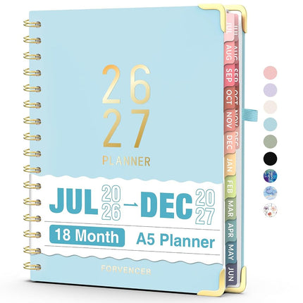 Forvencer Planner 2026-2027, 18 Month Weekly and M