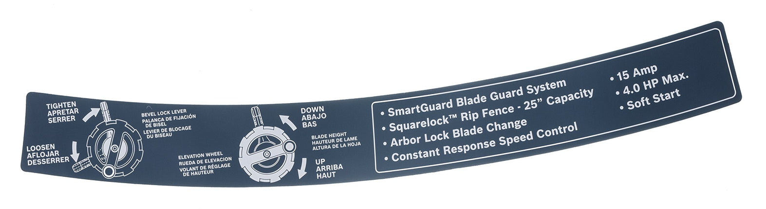 Bosch Parts 2610950040 Label