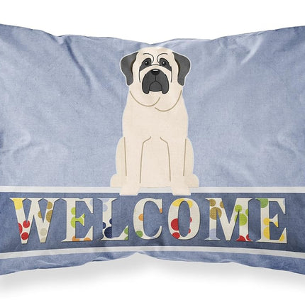 Caroline's Treasures Mastiff White Welcome Pillowcase, Multicolor, Standard