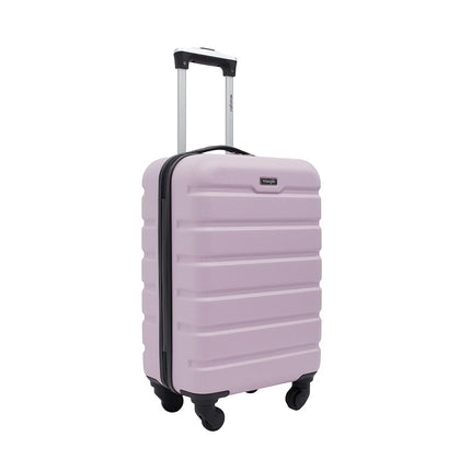 Bagage cabine à roulettes rigide Wrangler, Lilas, 20 pouces, Bagage cabine à roulettes rigide