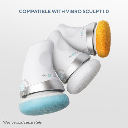 Vibro Sculpt 1.0 Pro Sculpting Pads – Smooth, Firm & Tone Replacement Pads – For 1.0 Device Only (Not Compatible with PRO)