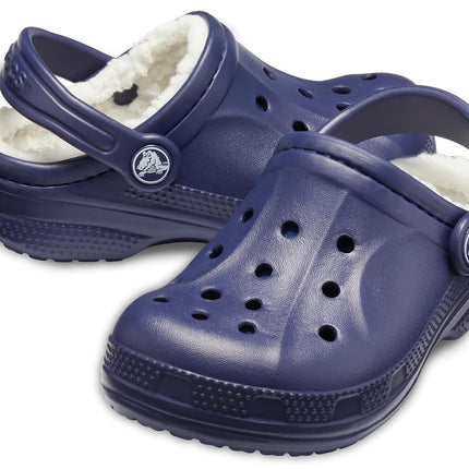 Crocs Unisex Kids Ralen Lined Clog K Nautical Navy/Oatmeal 6 UK Child/ 7 UK Child