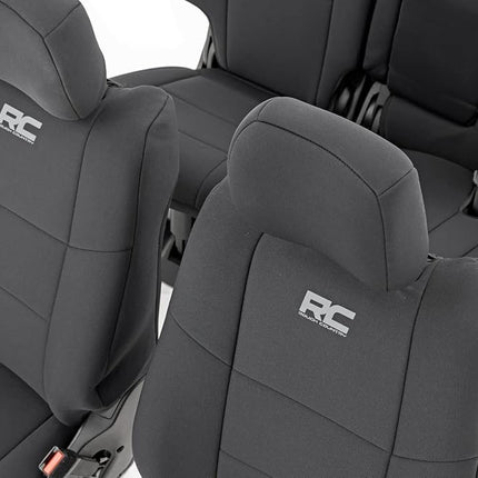 Rough Country Neoprene Seat Covers for 2011-2022 Jeep Grand Cherokee - 91046
