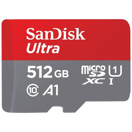 SanDisk 512GB Ultra microSDXC card + SD adapter, M