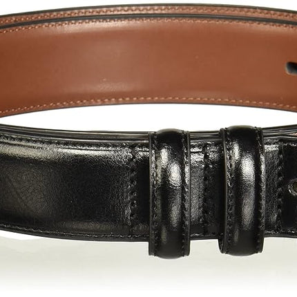 Perry Ellis Men's Hc Milled Belt, Black, Large