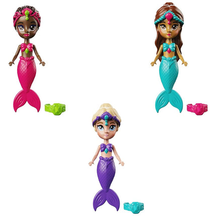 SwimWays Floating Mermaid Toys, Kids Pool Accessories & Swimming Pool Toys, Mermaid-Themed Floating Water Toys for Kids Aged 5 & Up, 3-Pack