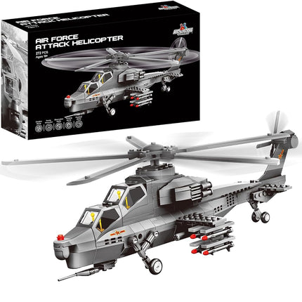 Attack Helicopter Air Force Building Block Set (28