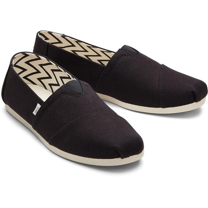 TOMS Original Alpargata Classic Canvas Shoes Slip-On Espadrilles - Comfortable & Stylish Footwear with Elastic Gore for Easy Fit