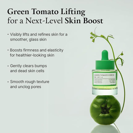 FULLY Green Tomato Serum 30ml, Pore Tightening 67% Green Tomato Extract