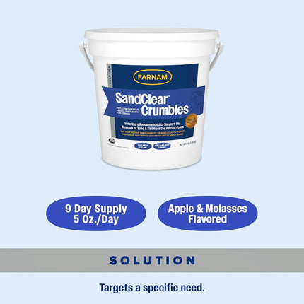 Farnam SandClear Natural Psyllium Crumbles 3 lbs