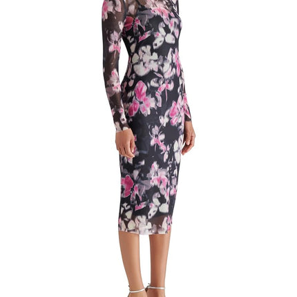 Steve Madden Apparel Women's Pennie Dress, Black, M
