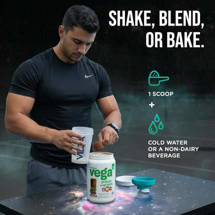 Vega Protein and Greens MD Powder, Chocolate, 21.8 Ounce, M (Pack of 1) (VEG00640)
