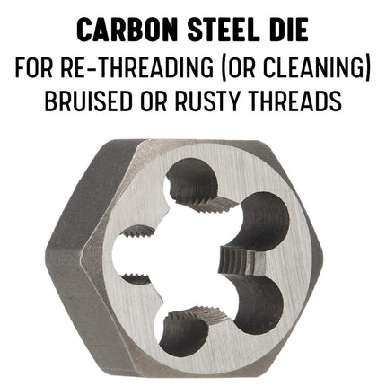 Drill America DWTSMH22X.75 Hex Die, Special Size, M22 x .75