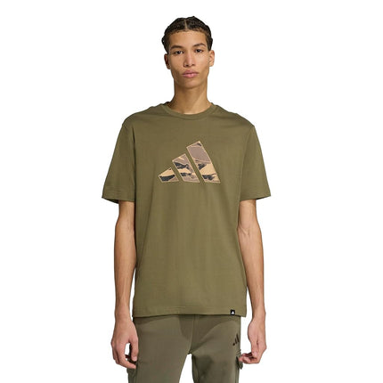 adidas Men's Camouflage Graphic T-Shirt, Olive Str