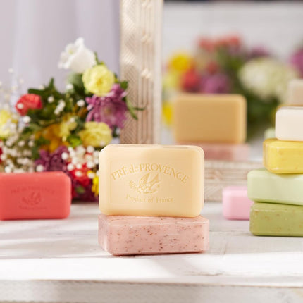 Pre de Provence Shea Butter Enriched Artisanal French Soap Bar (250 g) - Rose Petal