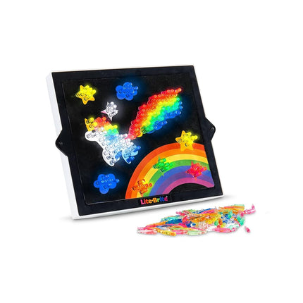Lite Brite | Ultimate Classic | Light Up Drawing Board, LED Board with Colours, Light Up Toys for Creative Play, Glow Art Neon Effect Drawing Board, Light Toys for Kids Ages 4+, Packaging May Vary