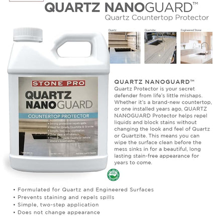 Stone Pro Quartz NanoGuard Countertop Protector