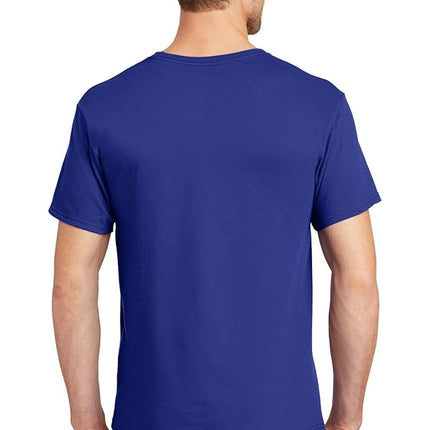 Hanes Men's 4 Pack Short Sleeve Comfort Soft T-Shirt, Deep Royal, XX-Large