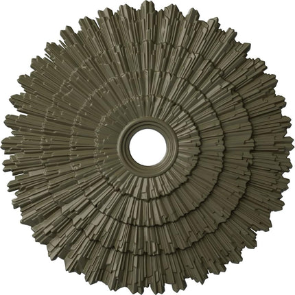 24 3/4"OD x 3 1/4"ID x 1 7/8"P Eryn Ceiling Medallion (Fits Canopies up to 4"), Hand-Painted Painted Turtle