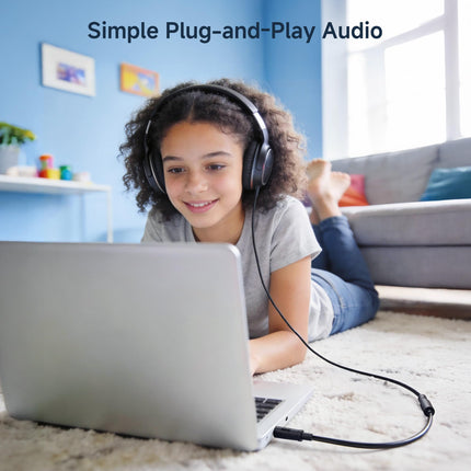 Cable Matters Combo-Pack TRS 2.5 mm and 3.5 mm Headphone Adapter Kit (1X 2.5mm to 3.5mm Converter and 1X 3.5mm to 2.5mm Converter) in Black - 4 Inches