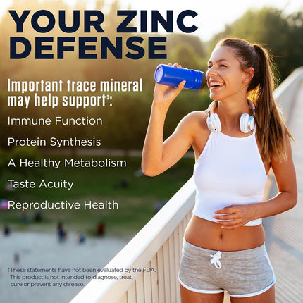 Kal 15 Mg Zinc Chelated Plus Tablets, 100 Count