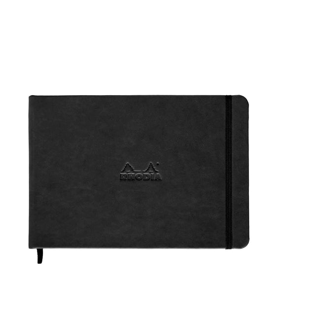 Rhodia Webnotebook, Landscape, A5, Plain - Black