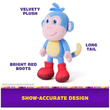 Official Dora Boots Plush Toy, 8-Inch Stuffed Animal for Ages 3+