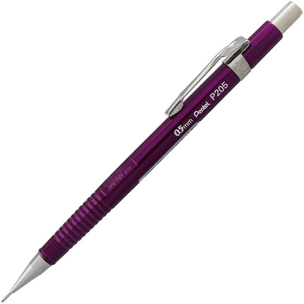 Pentel Sharp Mechanical Pencil, (0.5mm), Metallic Purple Barrel, Box of 12 (P205MV)