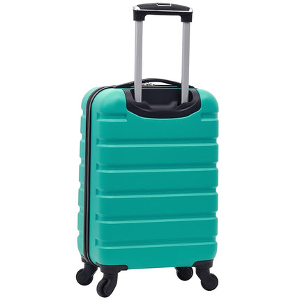 Wrangler Hardside Carry-on Spinner Luggage, Teal, Carry-On 20-Inch, Hardside Carry-on Spinner Luggage