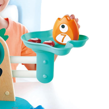 Hape Monster Math Scale, Wooden Educational Toy for Toddlers 3+, Learn Counting and Number Balance Through Hands-On Play