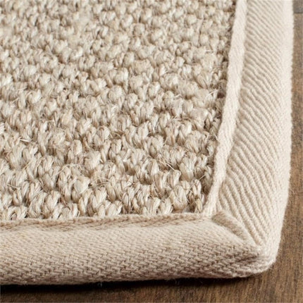 Safavieh Natural Fiber Rug for Living Room, Dining Room, Bedroom - Natural Fiber Collection, Short Pile, in Natural and Beige, 61 X 91 cm