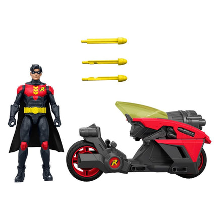 Mattel DC Premier 6.5in Robin Figure & Cycle Vehicle