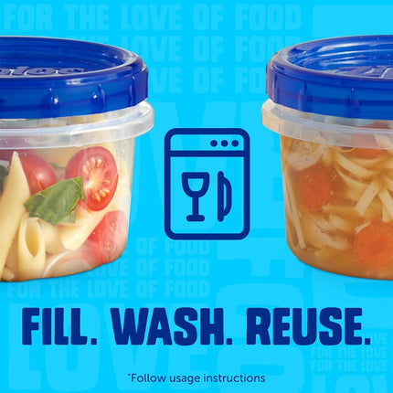 Ziploc Twist N Loc Container, Small, 9 Count