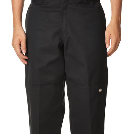 Dickies Men's Big-Tall Loose Fit Double Knee Work Pant Trousers, Black, 56W / 32L