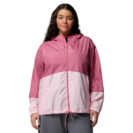 Columbia womens Flash Forward II Windbreaker, Rosette/Satin Pink, S