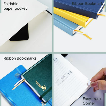 POPRUN 2026-2027 Daily Planner One Page Per Day, 8.5" x 12", Day Planner
