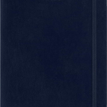 MOLESKINE- 2025-12 Month Weekly Notebook Soft Cover Diary - Extra Large - Sapphire Blue