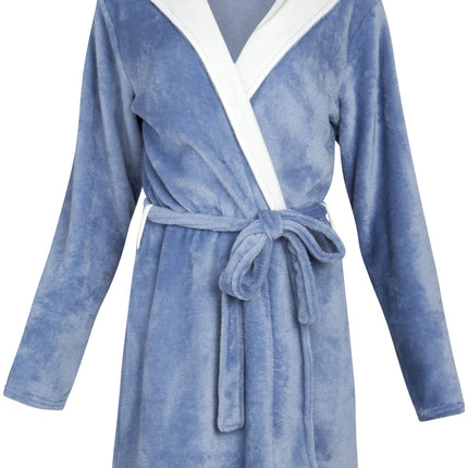 Lucky Brand Women's Bathrobe Fleece Shawl Collar B